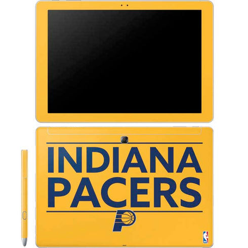 NBA Indiana Pacers Standard - Yellow Galaxy Book 12in Skin